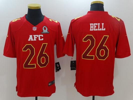 Men's Pittsburgh Steelers LeVeon Bell #26 Red Game Jersey2