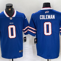 Men's Buffalo Bills Keon Coleman #0 Royal 2024 NFL Draft Player Game Jersey1