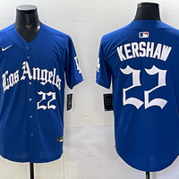 Men's Los Angeles Dodgers Clayton Kershaw #22 Royal Alternate Game Jersey