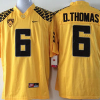 Men's Oregon Ducks De'Anthony Thomas #6 Yellow Player Game Jersey