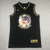 Men's Golden State Warriors Stephen Curry #30 NBA Black Swingman Jersey1