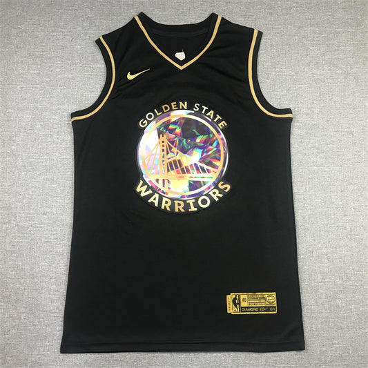 Men's Golden State Warriors Stephen Curry #30 NBA Black Swingman Jersey1