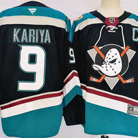 Men's Anaheim Ducks Paul Kariya #9 Fanatics Black Player Jersey