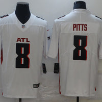 Men's Atlanta Falcons Kyle Pitts #8 White Game Player Jersey1