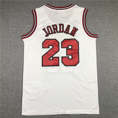 Men's Chicago Bulls Michael Jordan #23 White 1998 All Star Hardwood Classics Authentic Jersey1