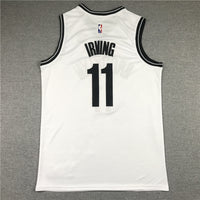 Men's Brooklyn Nets Kyrie Irving White 2019 Fast Break Player Movement Jersey1