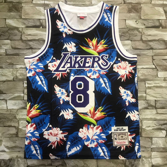 Men's Los Angeles Lakers Kobe Bryant 2007-08 Hardwood Classics Player Jersey1
