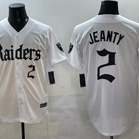 Men's Las Vegas Raiders Ashton Jeanty #2 White Player Jersey