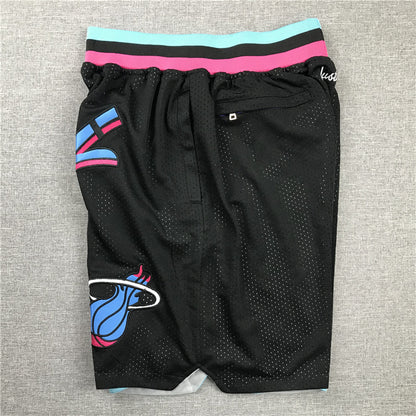 Men's Miami Heat Black Basketball Shorts1 City Edition