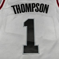 Men's Houston Rockets Amen Thompson #1 White 2024/25 Swingman Player Jersey - City Edition