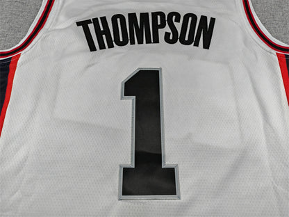 Men's Houston Rockets Amen Thompson #1 White 2024/25 Swingman Player Jersey - City Edition