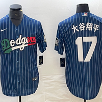 Men's Los Angeles Dodgers Shohei Ohtani #17 Royal Team Jersey1