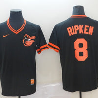 Men's Baltimore Orioles Cal Ripken Jr. #8 Black Replica Team Jersey1