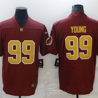Men's Washington Commanders Chase Young #99 Red Player Game Jersey1