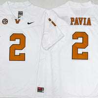 Men's Vanderbilt Commodores Diego Pavia #2 White Player Game Jersey