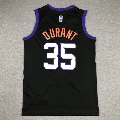Men's Phoenix Suns Kevin Durant #35 Black Swingman Jersey1 - City Edition