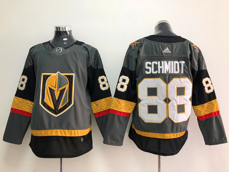 Men's Vegas Golden Knights Nate Schmidt #88 Gray Breakaway Player Jersey1