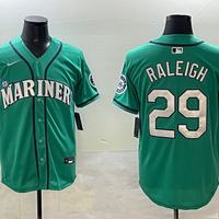 Cal Raleigh Seattle Mariners Aqua Jersey