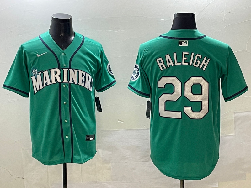 Cal Raleigh Seattle Mariners Aqua Jersey