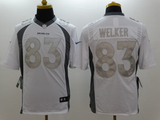 Men's Denver Broncos Wes Welker #83 White Game Jersey1