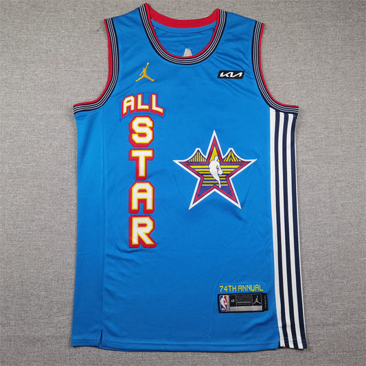 Men's Phoenix Suns Kevin Durant #35 Light Blue 2025 NBA All-Star Game Swingman Player Jersey1