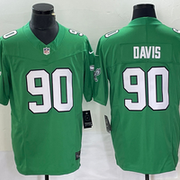 Jordan Davis #90 Philadelphia Eagles Kelly Green Game Jersey - JerseysFreak