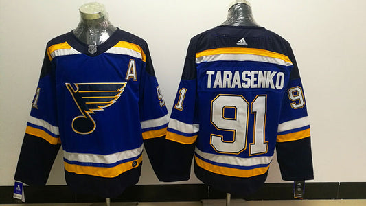Men's St. Louis Blues Vladmir Tarasenko #91 Blue Home Breakaway Player Jersey1