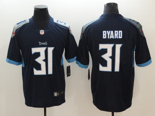 Men's Tennessee Titans Kevin Byard #31 Navy Game Jersey1