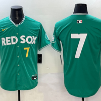 Men's Boston Red Sox Masataka Yoshida #7 Green 2025 City Connect Limited Player Jersey