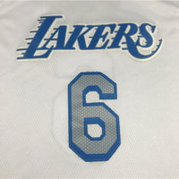 Men's Los Angeles Lakers LeBron James White 2020/21 Swingman Jersey1 City Edition