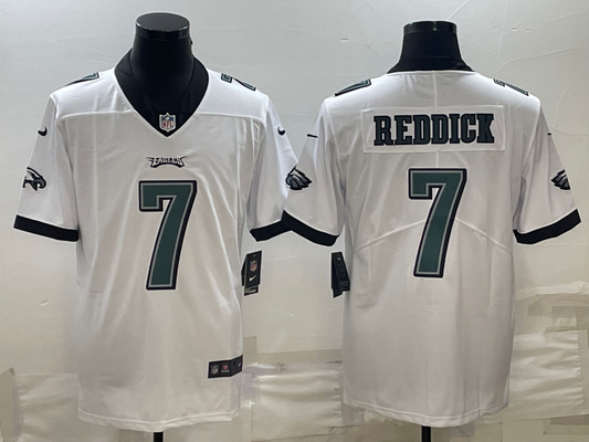 Men's Philadelphia Eagles Haason Reddick #7 White Game Jersey1