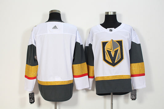Men's Vegas Golden Knights White Away Authentic Blank Jersey1