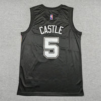 Stephon Castle San Antonio Spurs Black City Edition Jersey - 2