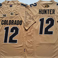 Men's Colorado Buffaloes Buffs Hunter #12 Yellow Game Jersey
