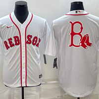 Men's Boston Red Sox White Alternate Replica Player Jersey1
