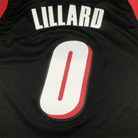 Men's Portland Trail Blazers Damian Lillard Black Swingman Jersey1 - City Edition