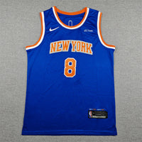 Men's New York Knicks OG Anunoby #8 Blue Swingman Jersey - Icon Edition