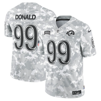 Men's Los Angeles Rams Aaron Donald #99 Arctic Camo 2024 Salute to Service Retired Player Limited Jersey1
