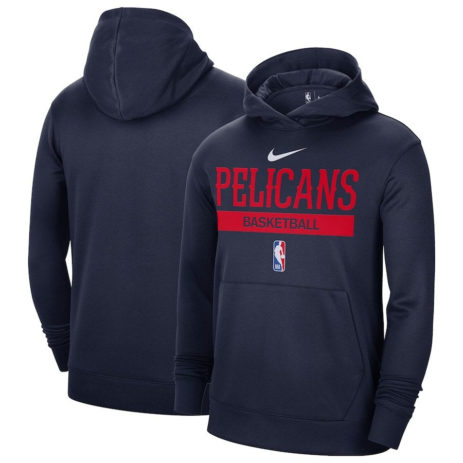 Men's New Orleans Pelicans 2022/23 Spotlight On-Court Practice Performance Pullover Hoodie