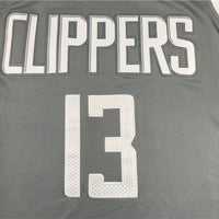 Men's LA Clippers Paul George Gray 2020/21 Swingman Jersey1 - Earned Edition