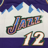 John Stockton Utah Jazz Purple Jersey - 3