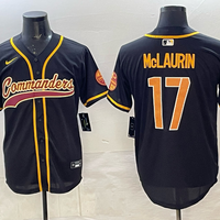 Men's Washington Commanders Doug Williams #17 Black Team Game Jersey