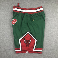 Men's Chicago Bulls Green 2008-09 Hardwood Classics Authentic Basketball Shorts1