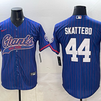 Men's New York Giants Cam Skattebo #44 Royal Player Jersey