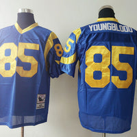 Men's San Louis Rams Jack Youngblood Mitchell & Ness Blue Legacy Replica Jersey1