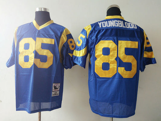 Men's San Louis Rams Jack Youngblood Mitchell & Ness Blue Legacy Replica Jersey1