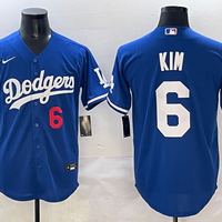 Men's Los Angeles Dodgers Hyeseong Kim #6 Royal Limited Player Jersey