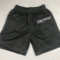 Men's Miami Heat Pink Panther Black Basketball Shorts1