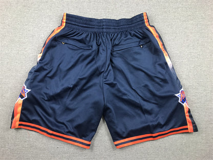 Men's New York Knicks Navy Statement Edition Pocket Shorts1