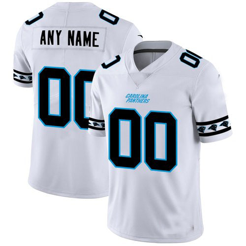 Custom1 Carolina Panthers White Team Logo Vapor Limited Jersey1 Stitched Jersey1 Football Jerseys